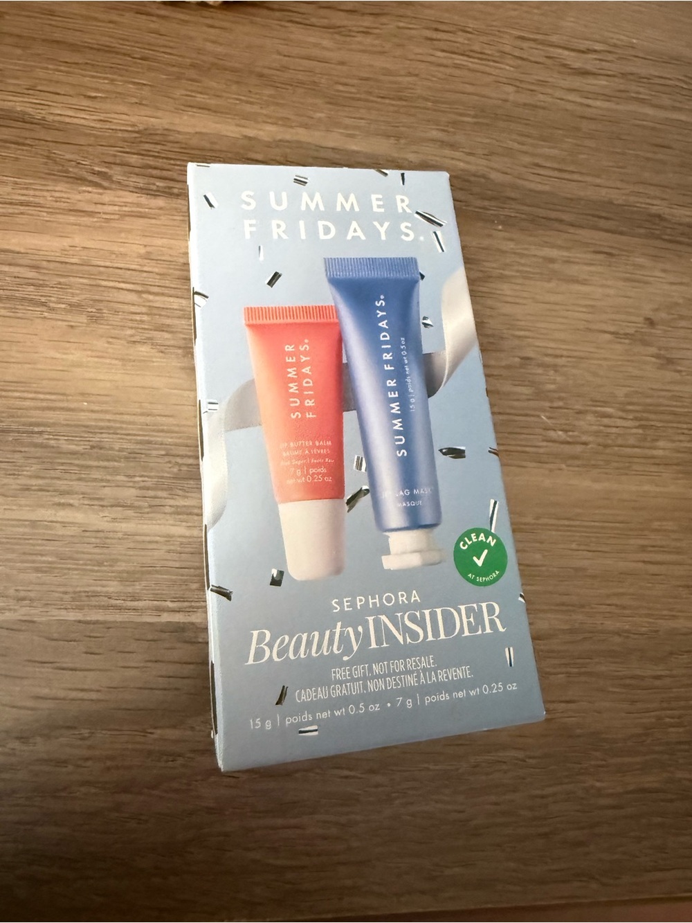 Brand new Summer Fridays Dual Mask Set lip balm and mask minis
